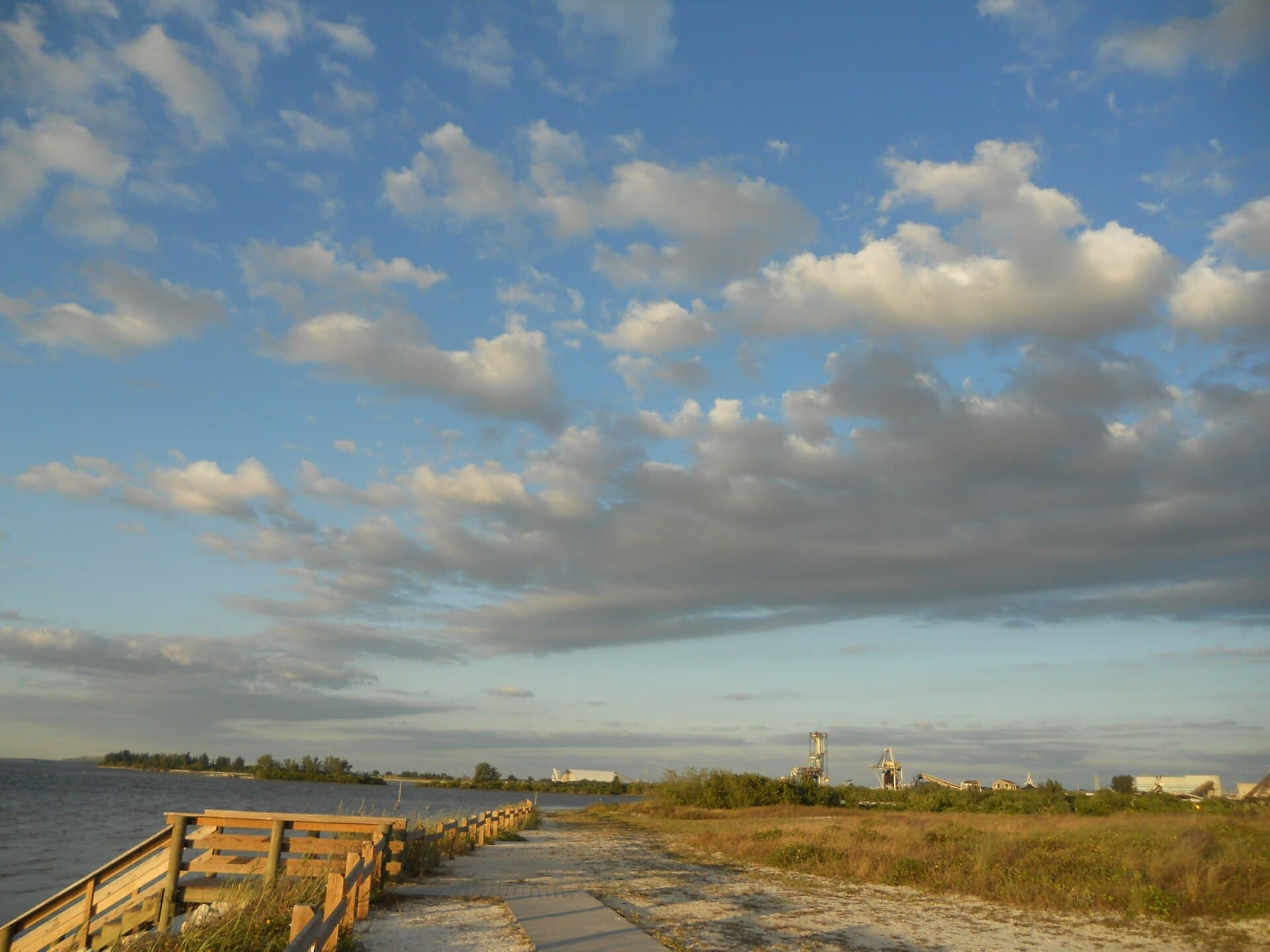 View of Apollo Beach, Florida waterfront community
