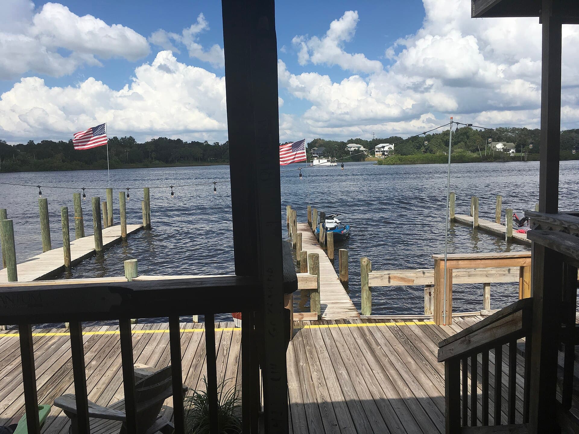 Alafia River running through Gibsonton, Florida