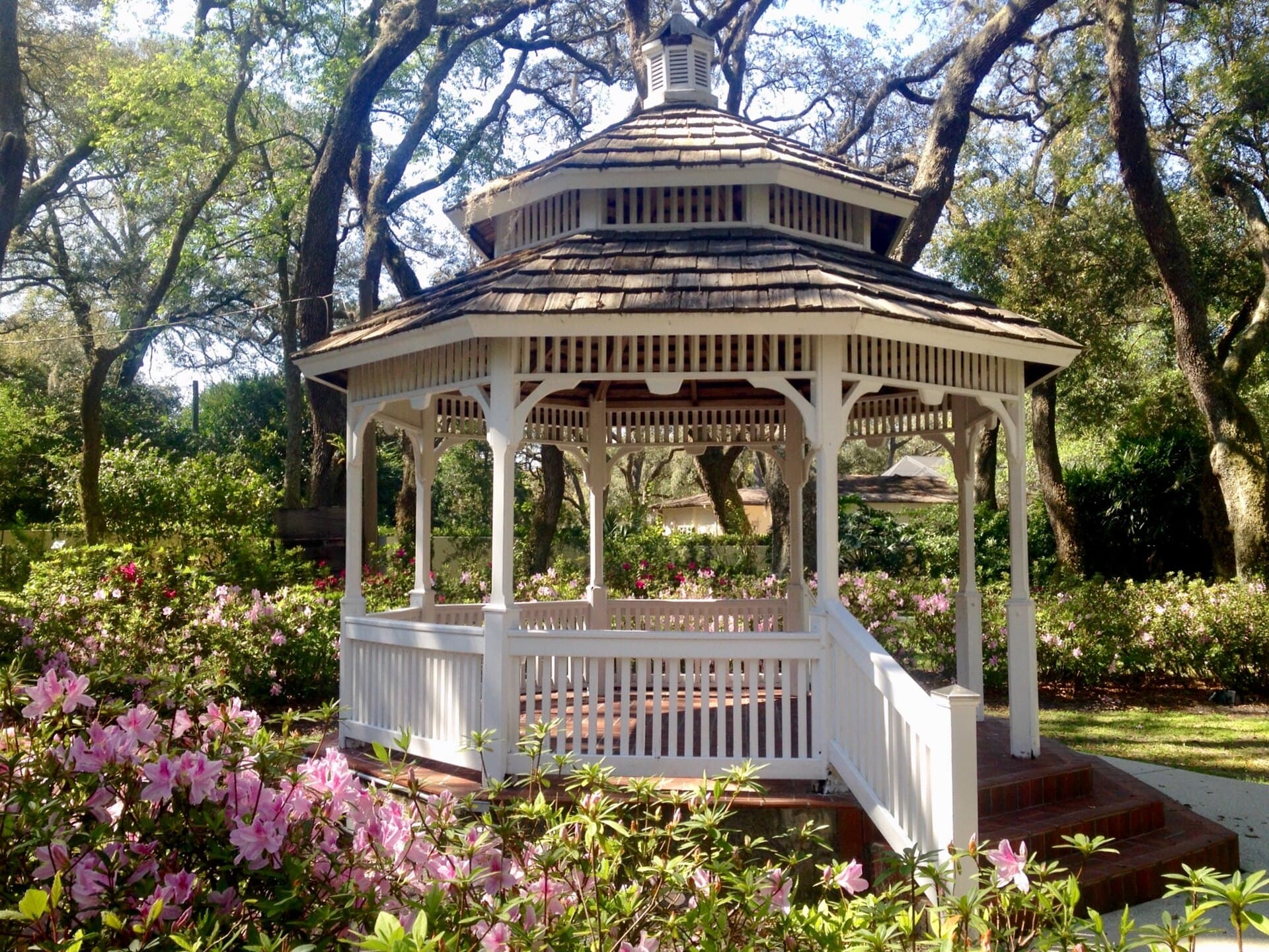 Gazebo at Woodmont Park in Temple Terrace, Florida