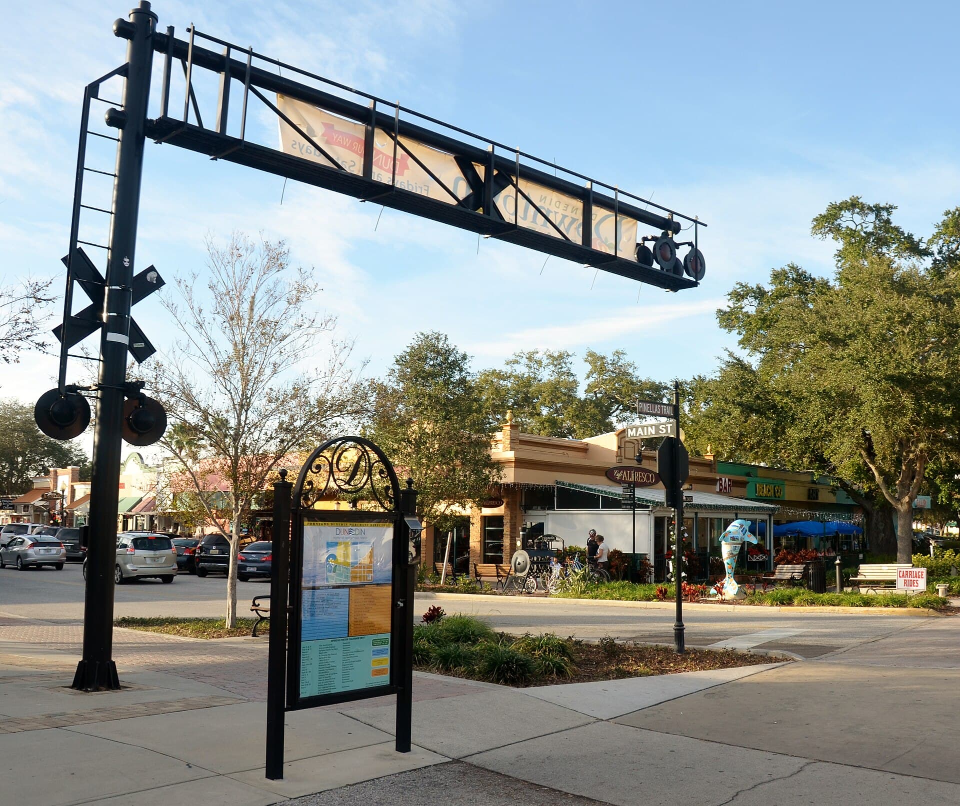 Panoramic view of Dunedin, Florida