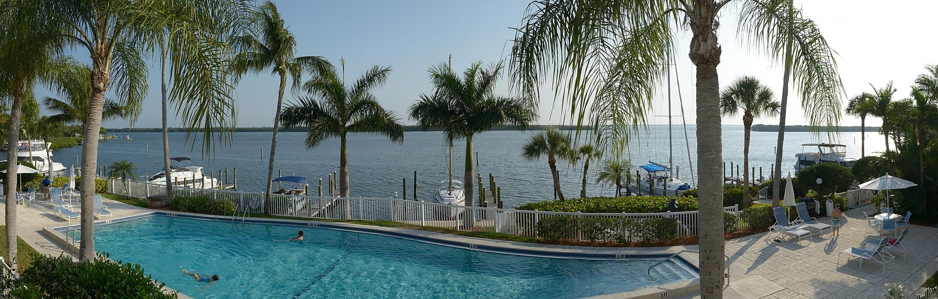 Longboat Key, Florida luxury homes along the Gulf of Mexico barrier island