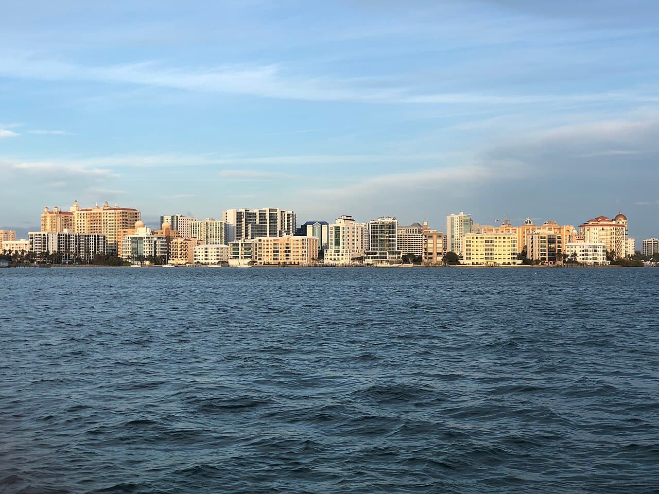 Venice, Florida beach and historic downtown district